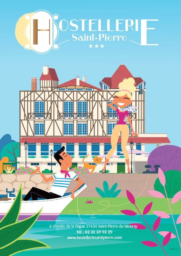 affiche_attente_ok Hostellerie Saint-Pierre, Saint-Pierre du Vauvray (27430)